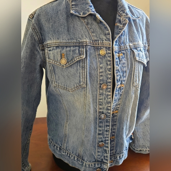 Chico's Size 0 Small Long Sleeve Jean Denim Jacket - Picture 2 of 9